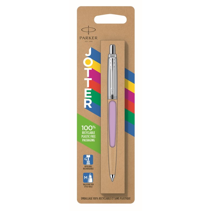 

Ручка шариковая Parker JOTTER ORIGINALS PASTEL 50'S COLLECTION LILAC, син, блистер 2123468