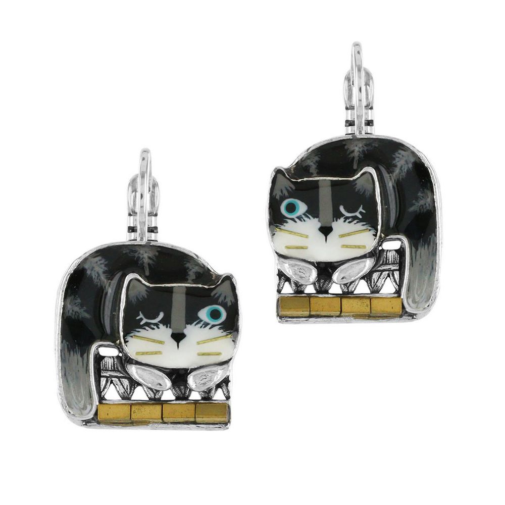 

Серьги из бижутерного сплава со смолой TARATATA TT-W22-20713-102, TT-W22-20713-102