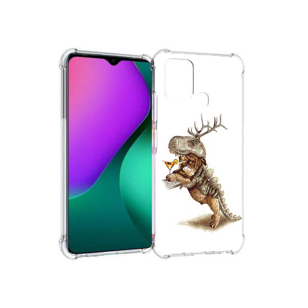 

Чехол MyPads Tocco для Infinix Hot 10 Play тематическая вечеринка, Прозрачный, Tocco