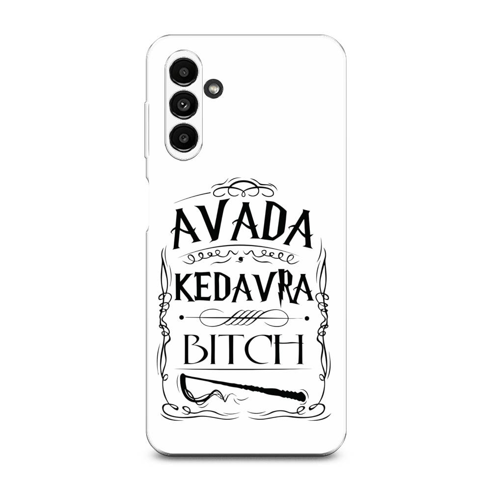 

Чехол на Samsung Galaxy A14 5G "Avada kedavra bitch", Белый;серый;черный, 2107250-6