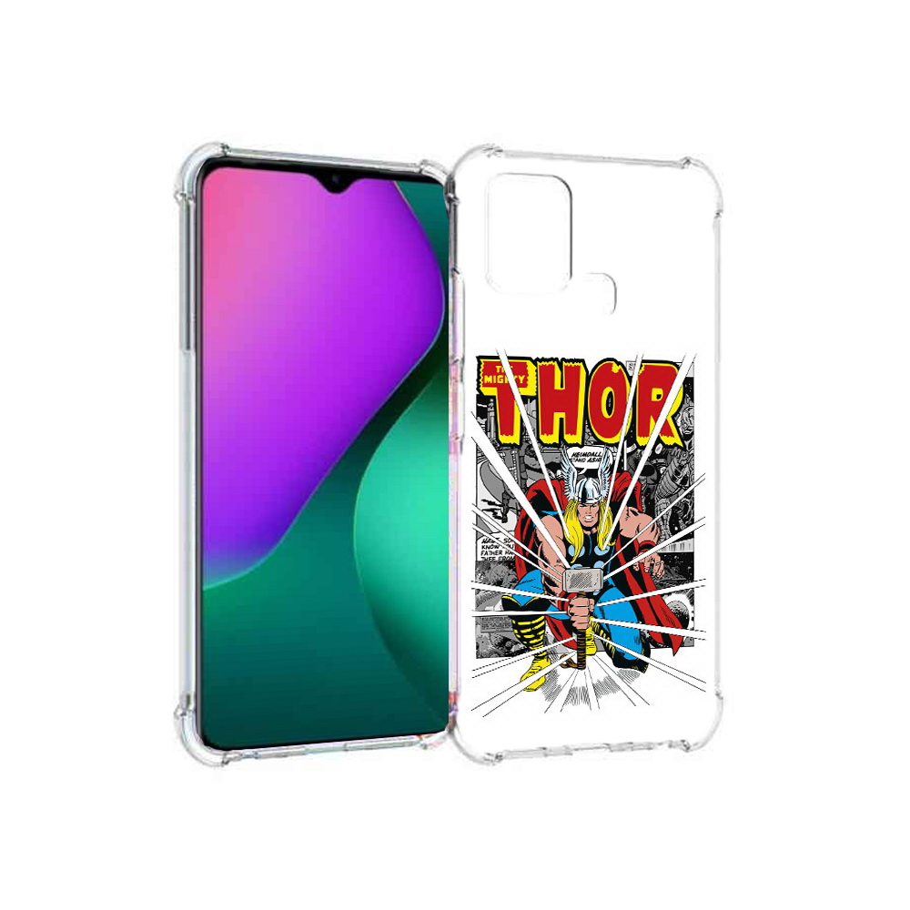 

Чехол MyPads Tocco для Infinix Hot 10 Play тор рисунок, Прозрачный, Tocco