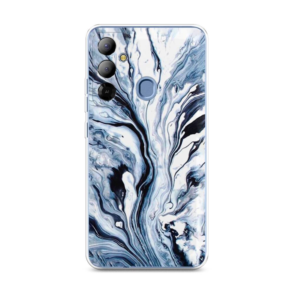 

Чехол Awog на Tecno Pop 6 Go "Голубой минерал мрамор", 302950-3