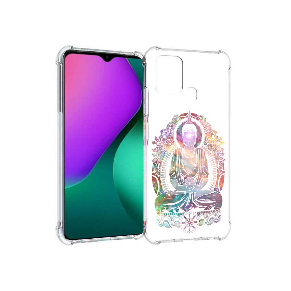 

Чехол MyPads Tocco для Infinix Hot 10 Play умный мужчина абстракция, Прозрачный, Tocco