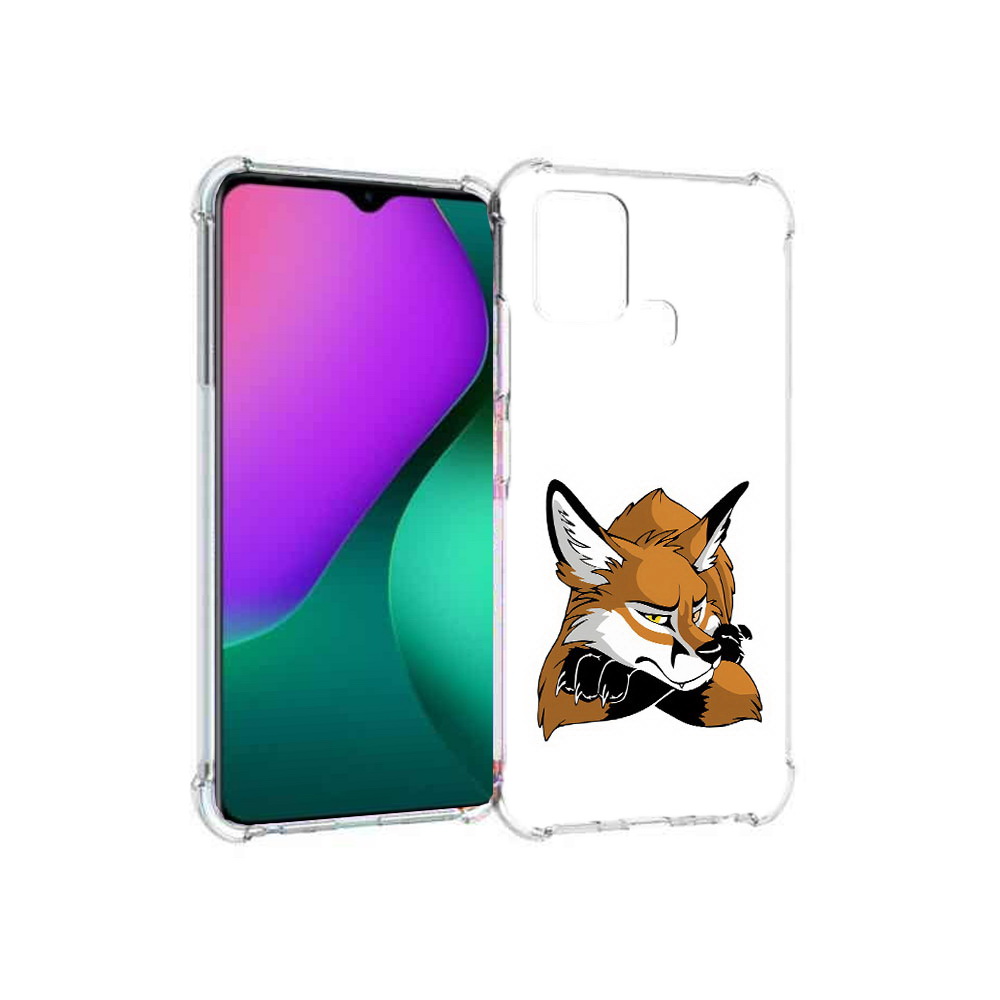 

Чехол MyPads Tocco для Infinix Hot 10 Play фокс, Прозрачный, Tocco