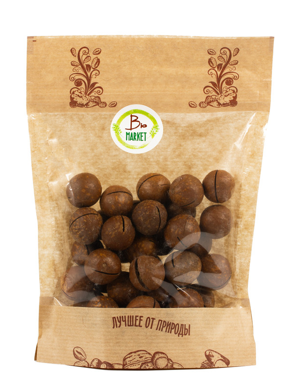 

Макадамия орех в скорлупе с ключом Bio Market, 250 гр
