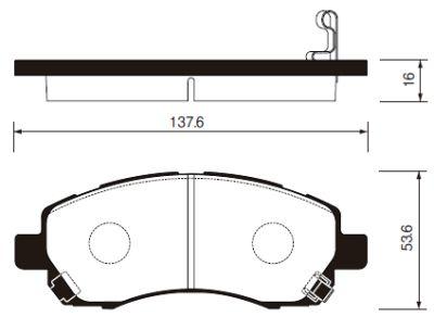 

Тормозные колодки Sangsin brake передние SP1228