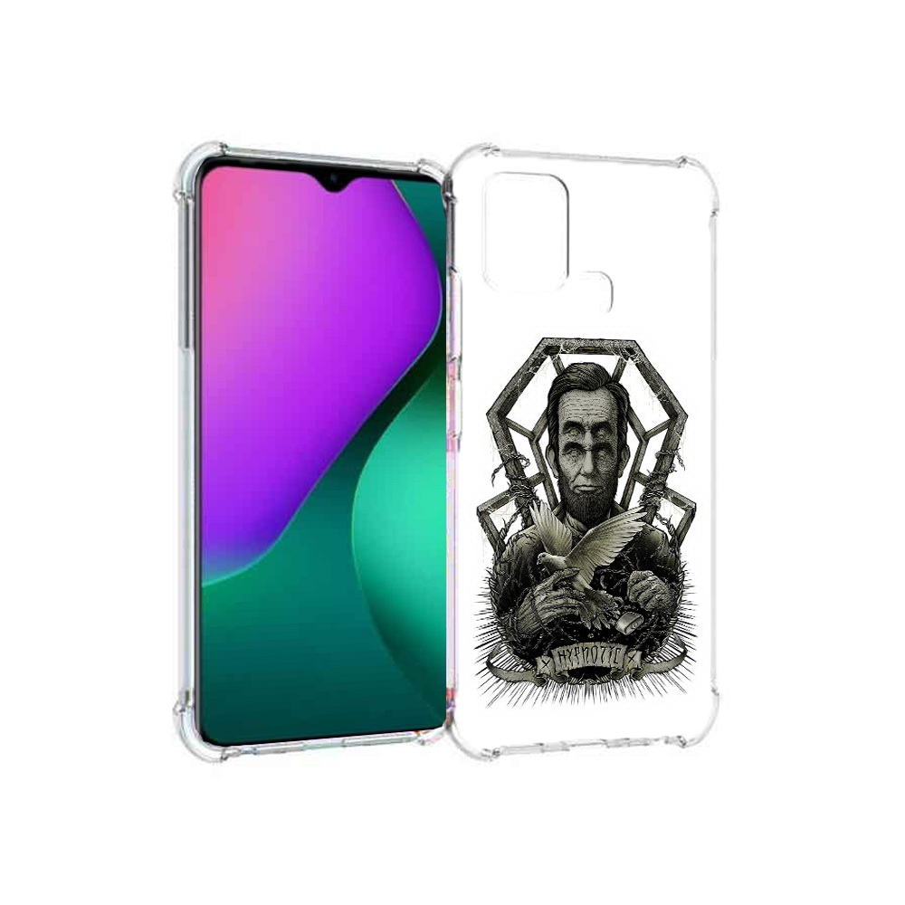 

Чехол MyPads Tocco для Infinix Hot 10 Play франклин абстракция, Прозрачный, Tocco
