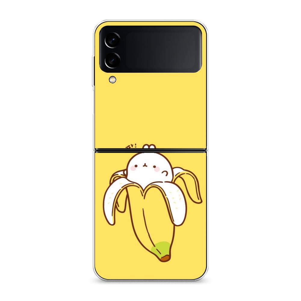 

Чехол Awog на Samsung Galaxy Z Flip 3 / Самсунг Z Flip 3 "Зайчик-бананчик", Желтый;белый, 2103750-2