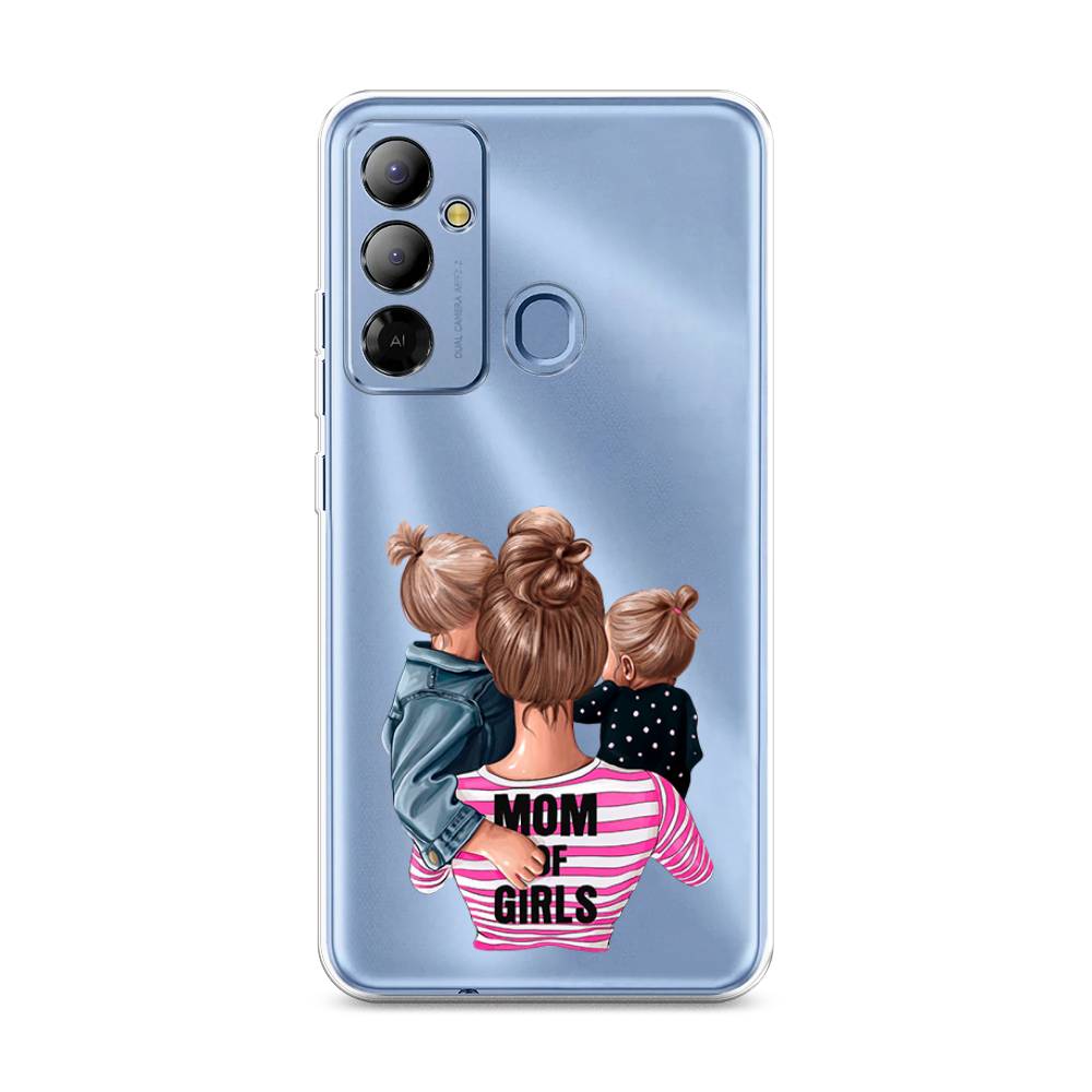 

Чехол Awog на Tecno Pop 6 Go "Mom of Girls", Разноцветный, 302950-6