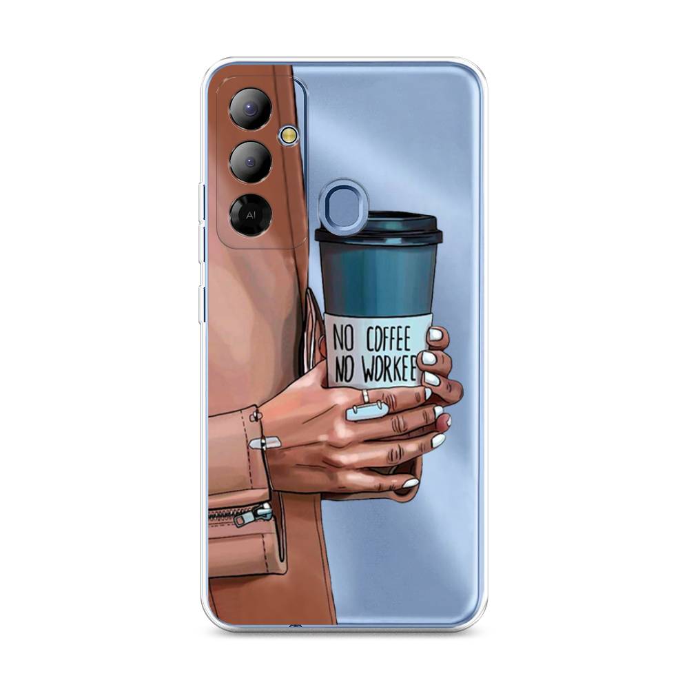 

Чехол Awog на Tecno Pop 6 Go "No coffee", Синий;бежевый;коричневый, 302950-7