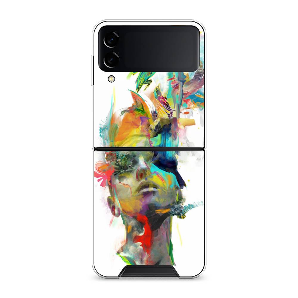 

Чехол Awog на Samsung Galaxy Z Flip 3 / Самсунг Z Flip 3 "Теория мечты", Зеленый, 2103750-10