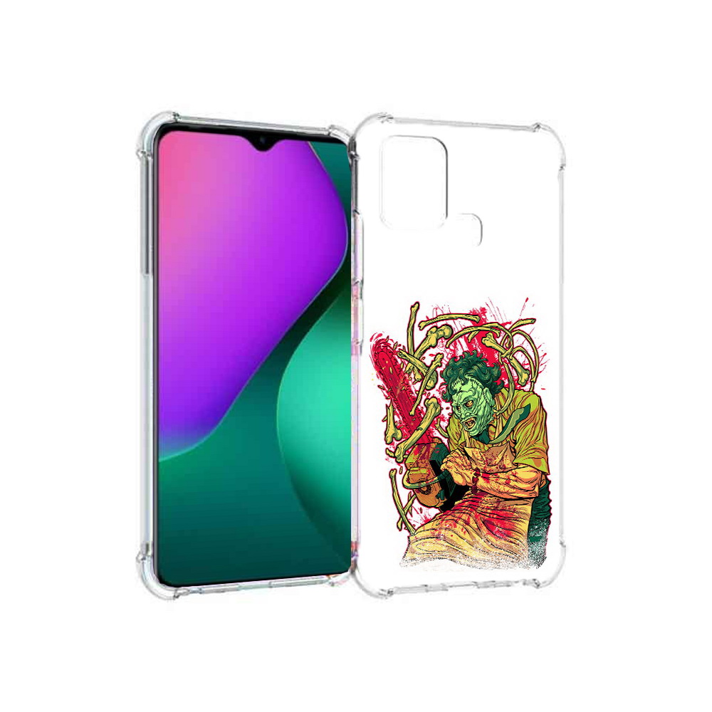 

Чехол MyPads Tocco для Infinix Hot 10 Play яркий мясник, Прозрачный, Tocco