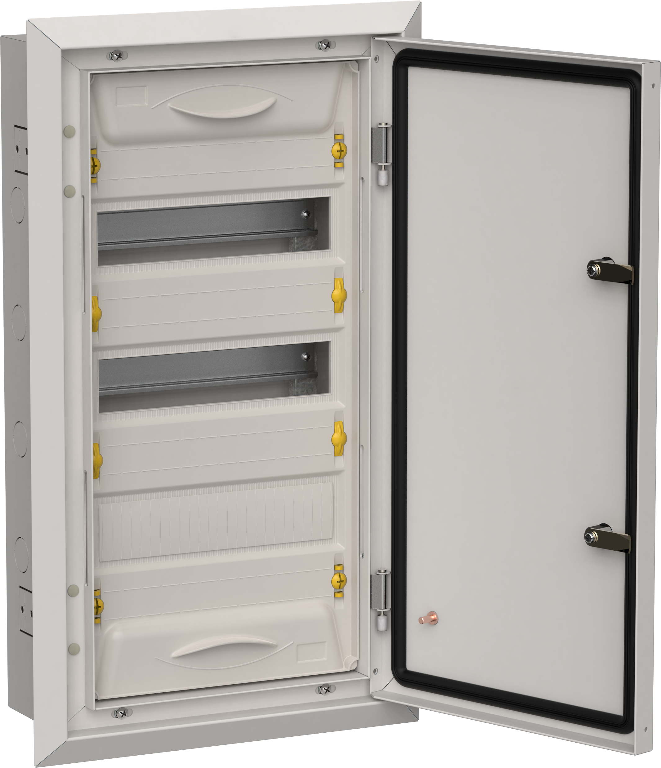 

Корпус металлический TITAN 5 ЩРв-36 (1х36) 630х365х130 IP31 сер IEK (TI5-50-V-036-31-7035), Серый, Щит распределительный модульный
