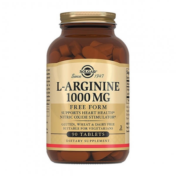 L-Arginine 1000 Solgar, 90 таблеток