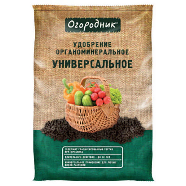 Органоминеральное удобрение Огородник Универсальное Уд0101ОГО14 5 кг