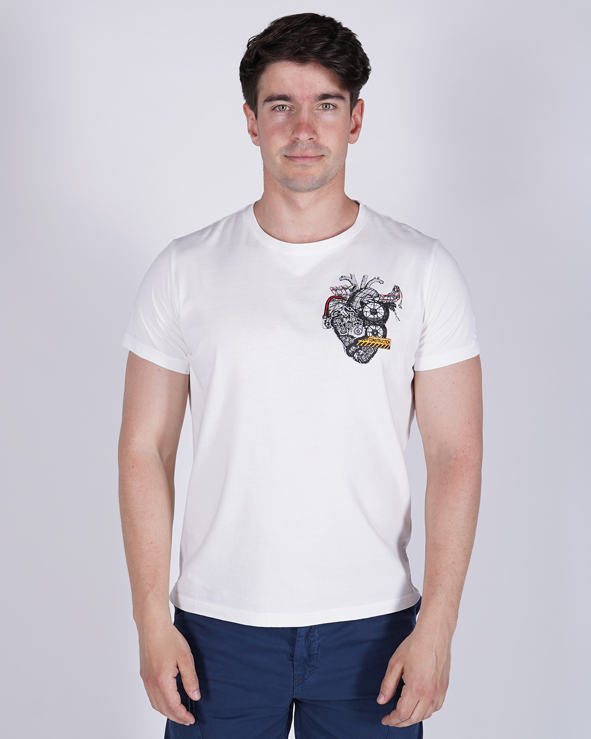 

Футболка мужская Qwentiny QW 9101330 белая 2XL, Белый, QW 9101330