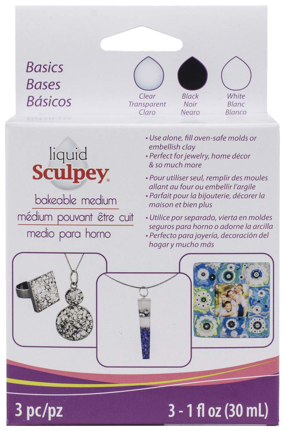 фото Декоративный гель sculpey liquid sculpey multipack als 90 мл basics als-tnt1 basics