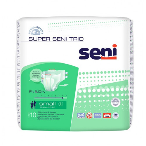 фото Подгузники seni super trio small 10 шт. (sm10-a03)