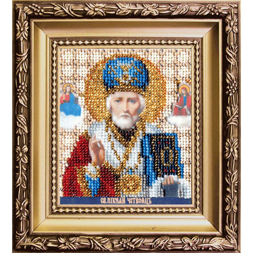 

Вышивка бисером Чарiвна Мить Икона Святителя Николая Чудотворца Б-1120