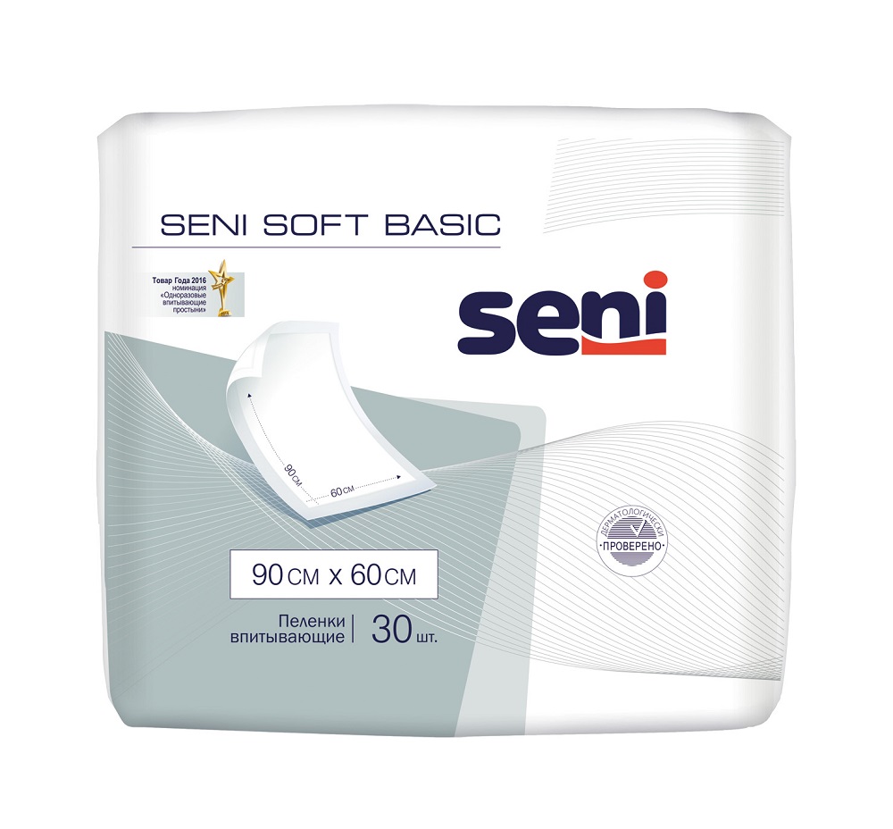 Купить Пеленки гигиенические SENI Soft Basic 90x60 см 30 шт. B030-J03