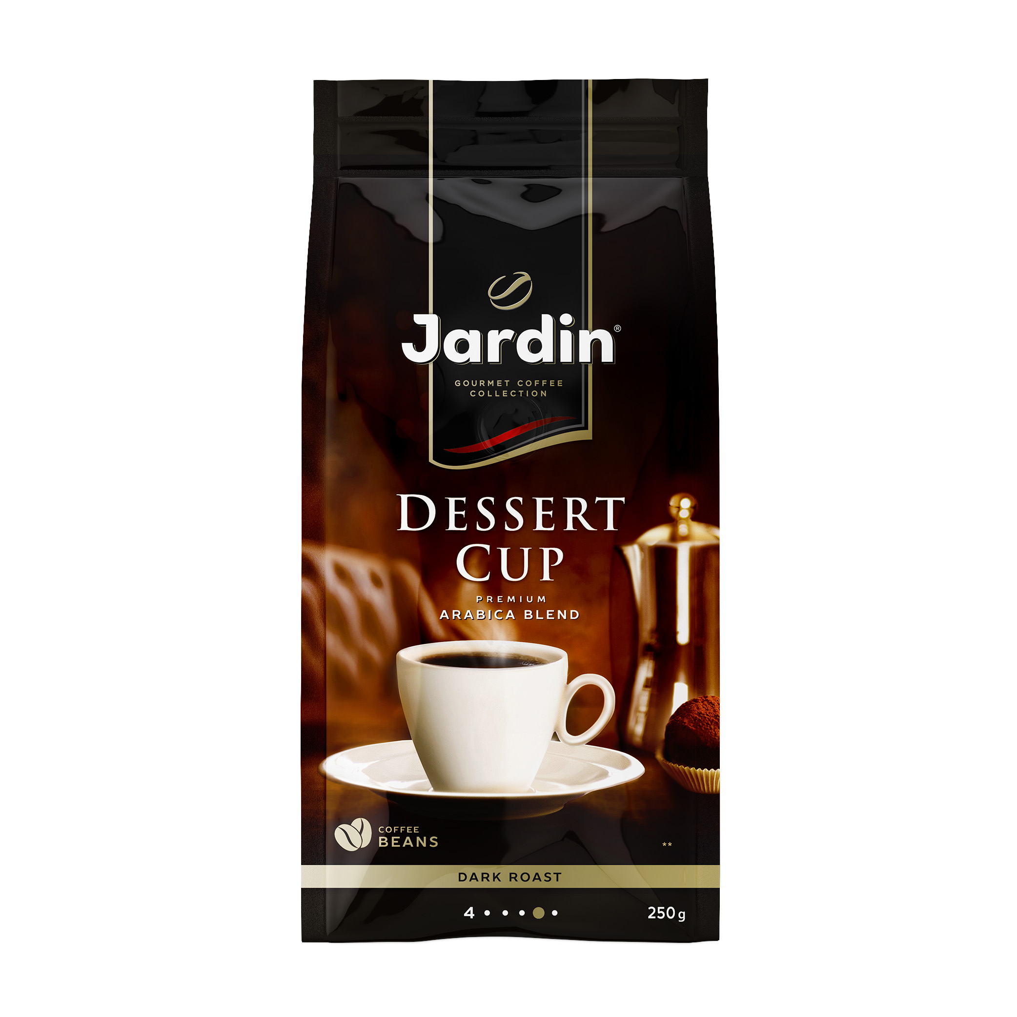 фото Кофе в зернах jardin dessert cup 250 г