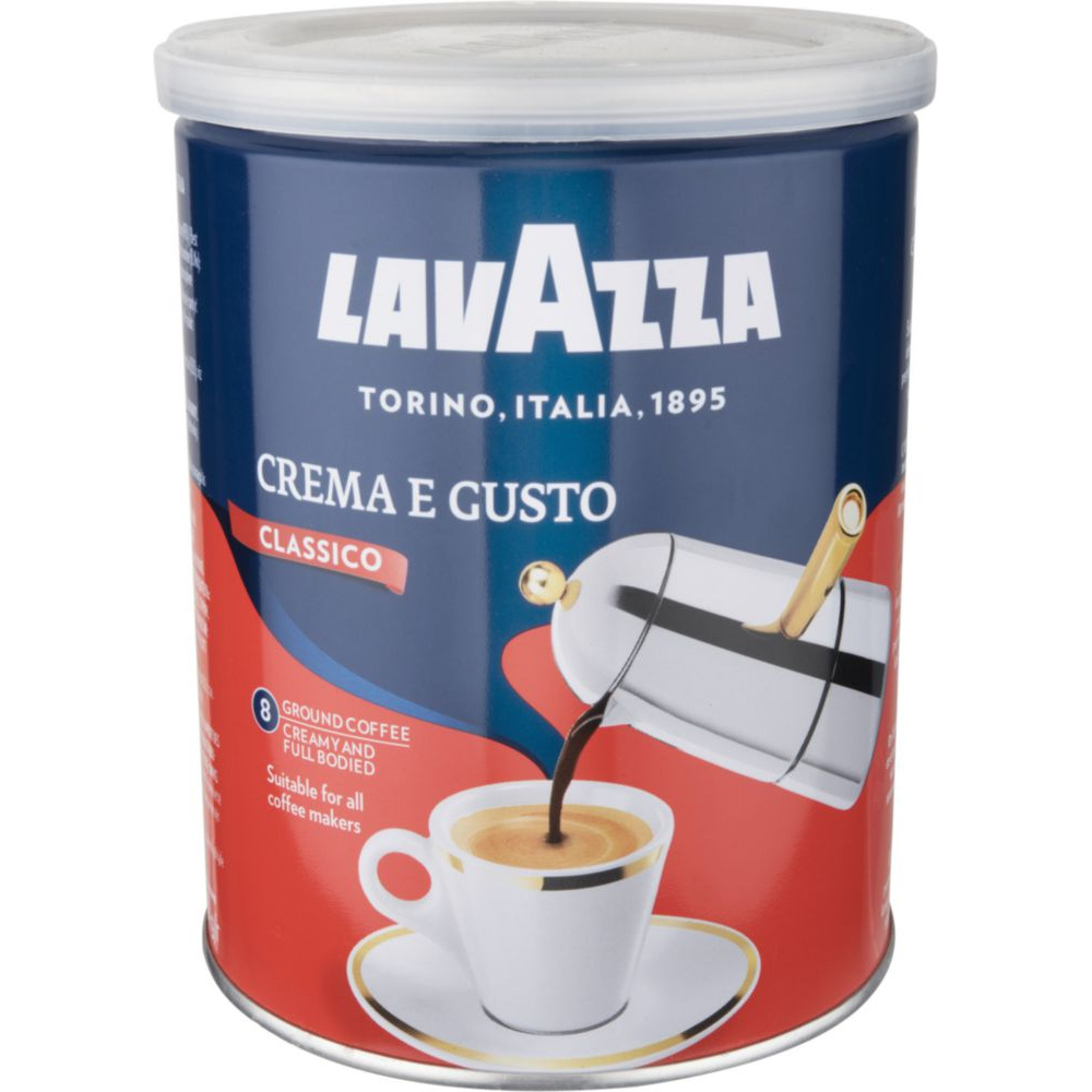 Кофе молотый lavazza crema