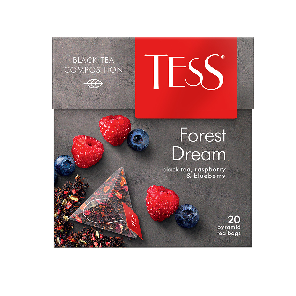 Чай черный в пирамидках Tess Forest Dream 20 пакетиков