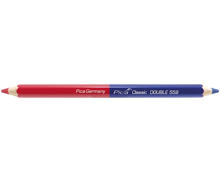 Строительный карандаш, синий/красный PICA-MARKER 559-1 строительный карандаш 2 х ный красный синий 180 мм 1 шт кобальт 248 610