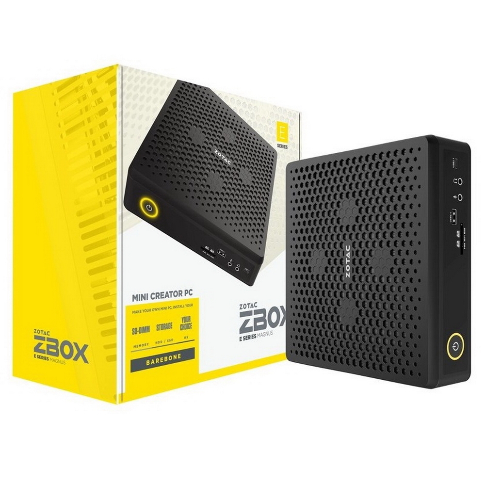 фото Настольный компьютер zotac black (zbox-en052060c-be)