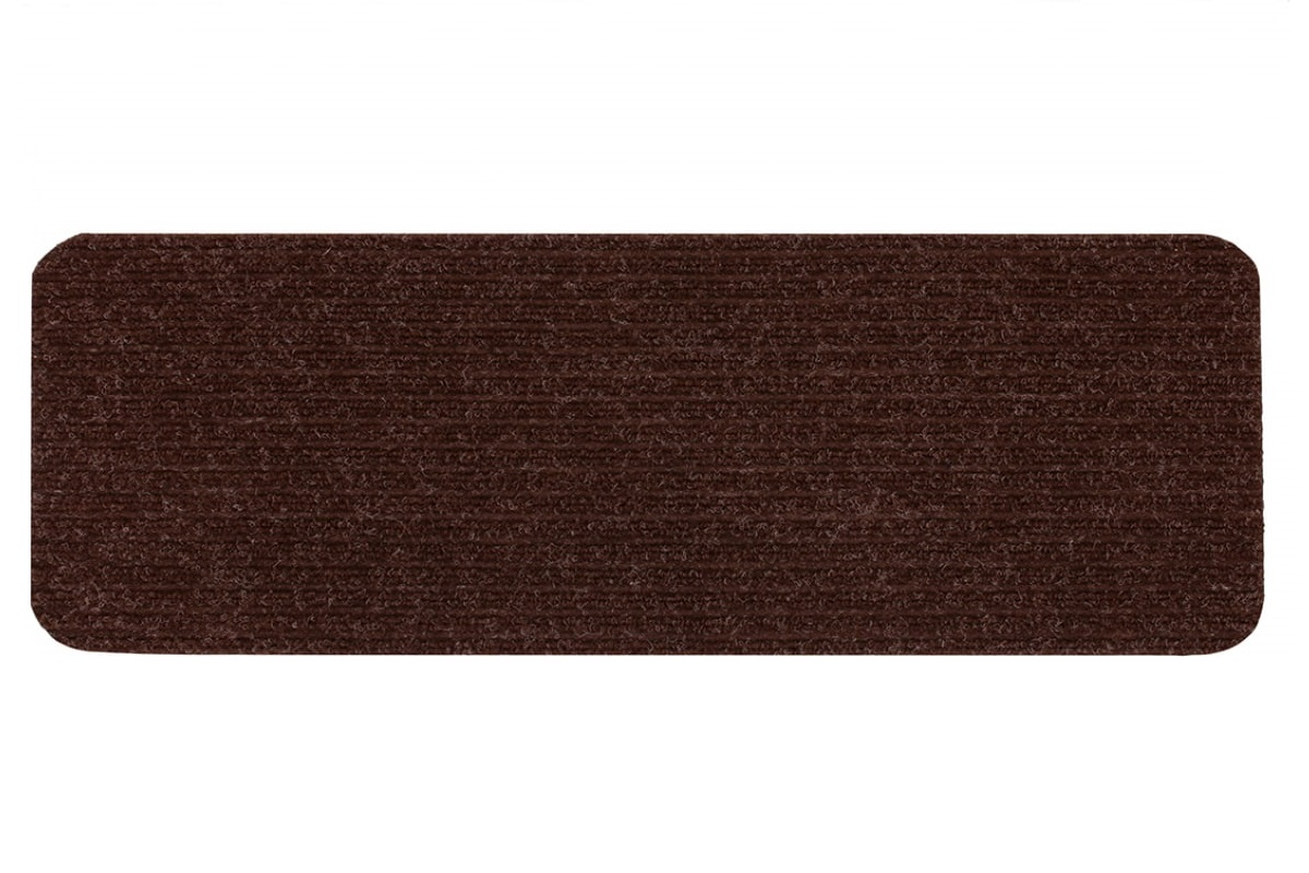 Влаговпитывающая накладка ComeForte на ступень 25х75 см темно-коричневый SM-1002 накладка на стол пластиковая а4 339 х 244 мм 500 мкм прозрачная темно синяя подходит для офиса
