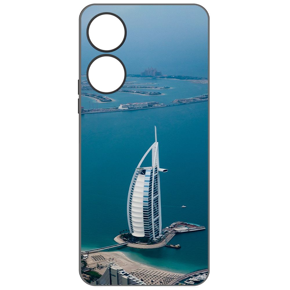 

Чехол-накладка Krutoff Soft Case ОАЭ, Бурдж-эль-Араб для Honor X5 Plus черный