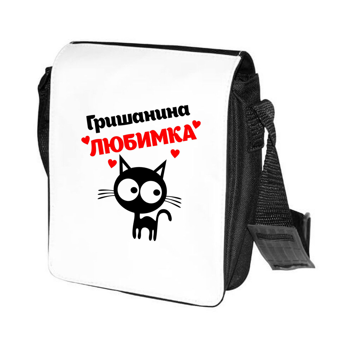 

Сумка женская CoolPodarok CN043263 черно-белый, Черный;белый, CN043263
