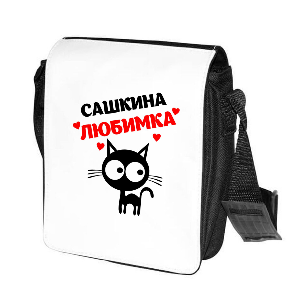 

Сумка женская CoolPodarok CN043296 черно-белый, Черный;белый, CN043296