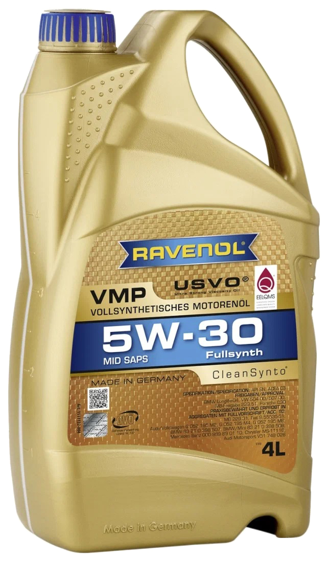 Моторное масло Ravenol Vmp Sae 5W30 4л