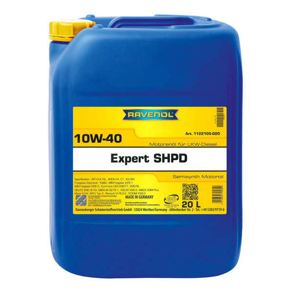 

Моторное масло Ravenol Expert Shpd Sae 10W40 Ecobox 20л