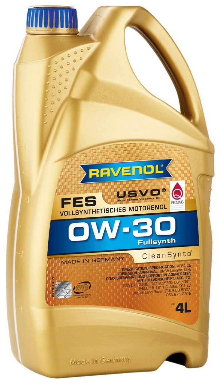 

Масло Моторное Ravenol 4014835842755 /111114600401999/ Fes Sae 0w-30 (4l) Super Synthetic