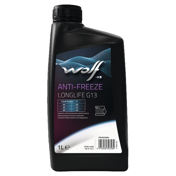 Антифриз Wolf Anti-Freeze Longlife G13 1l Wolf арт. 8323584