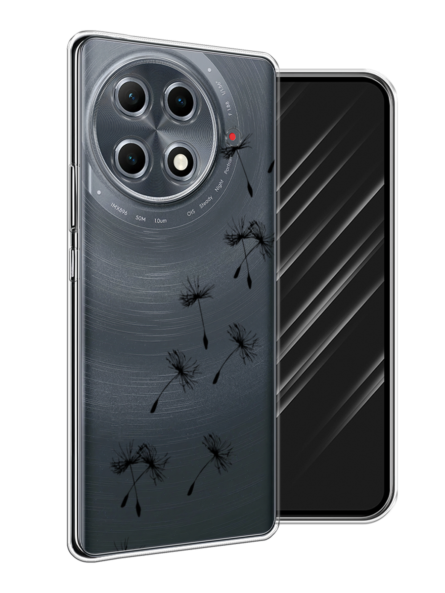 

Чехол Awog на Tecno Camon 30S Pro "Летящие одуванчики", Черный, 309550-1