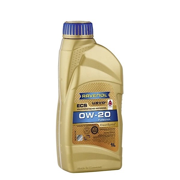 фото Масло моторное ravenol 4014835718517 /111110200101999/ ecs sae 0w-20 (1l) ecosynth полност