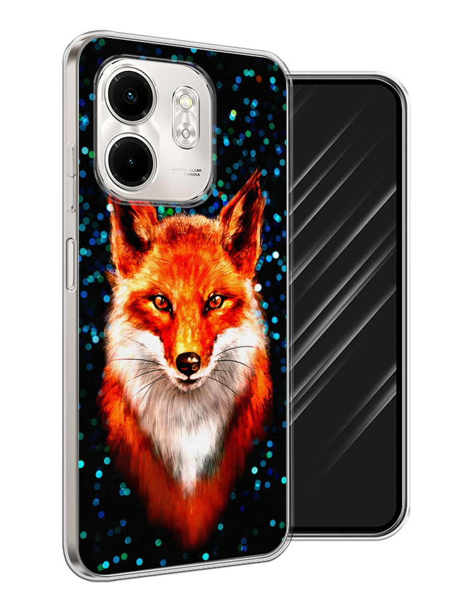 

Чехол Awog на Infinix Smart 9/Hot 50i "Волшебная лиса", Оранжевый;черный;белый, 3106750-1