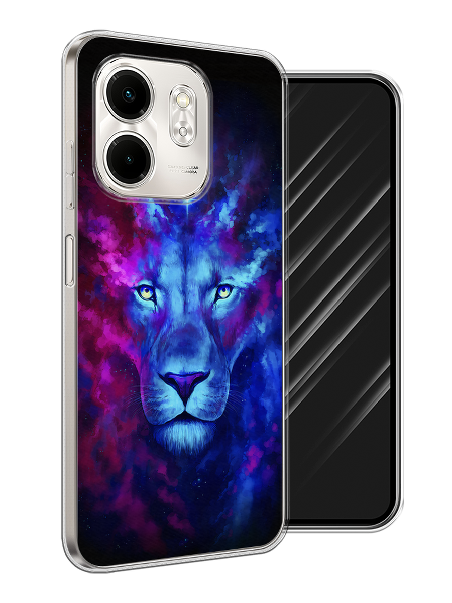 

Чехол Awog на Infinix Smart 9/Hot 50i "Космический лев", Голубой, 3106750-1