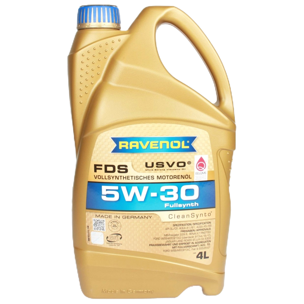 Моторное масло Ravenol синтетическое Fds Sae 5W30 4л