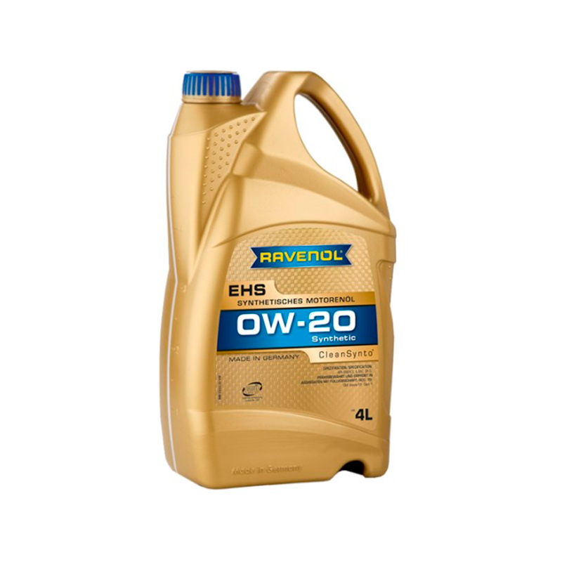 фото Масло моторное ravenol 4014835858107 /111111300401999/ 4l ehs sae 0w-20 opel gm dexos1 gen