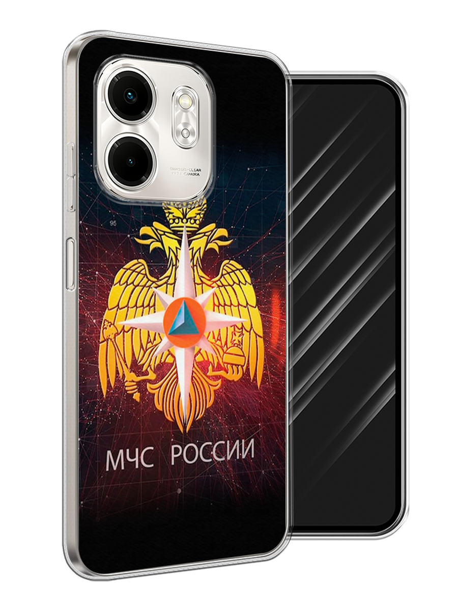 

Чехол Awog на Infinix Smart 9/Hot 50i "МЧС России", Черный;желтый;красный, 3106750-1