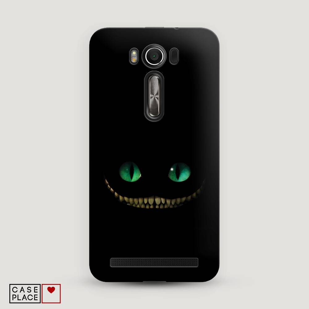 фото Чехол awog "зеленоглазый чеширский кот" для asus zenfone 2 laser ze550/551kl