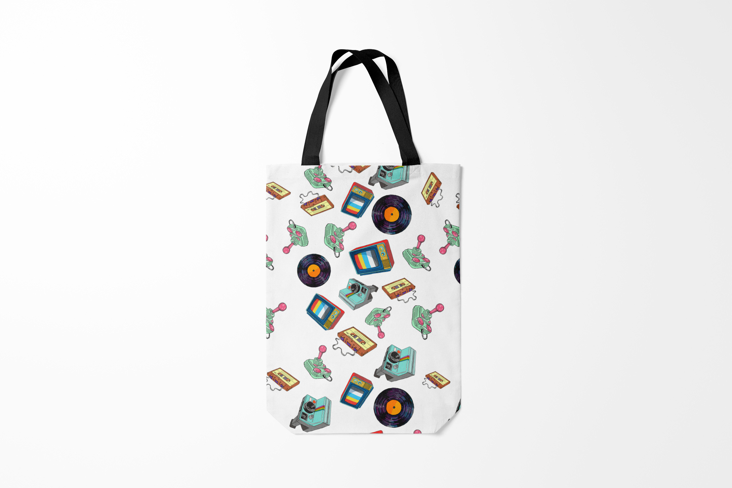 

Сумка шoппер унисекс Burnettie Retro Стиль 80х, белый, Retro Стиль 80х
