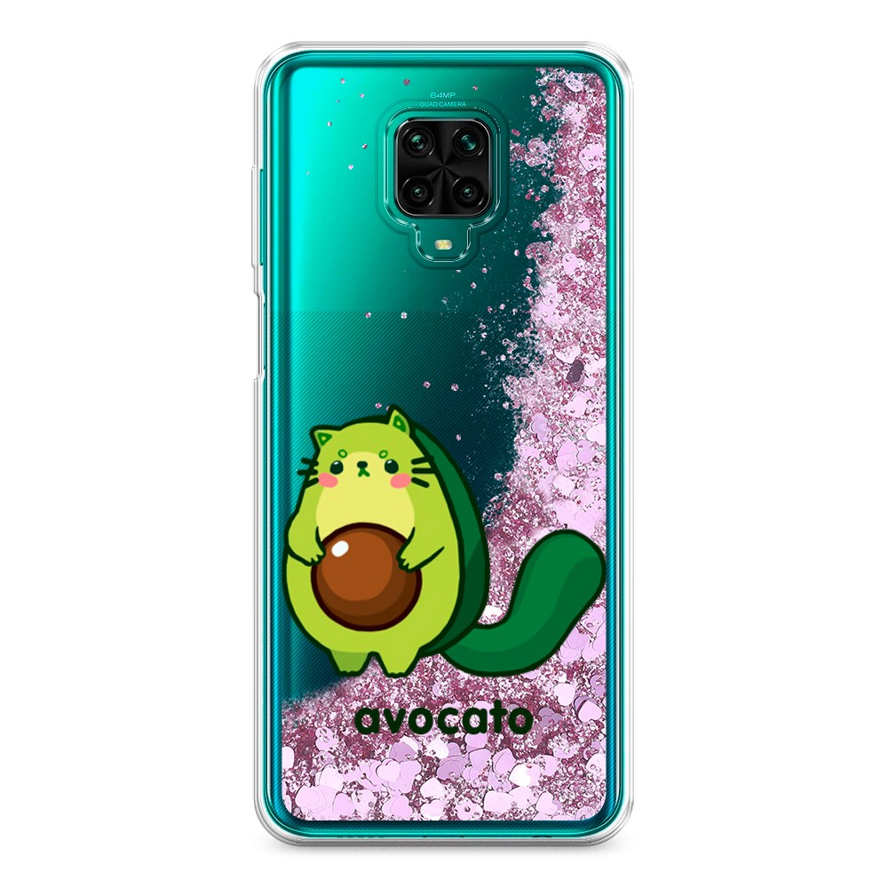

Жидкий чехол с блестками "Avocato" на Xiaomi Redmi Note 9 Pro, 38094-1