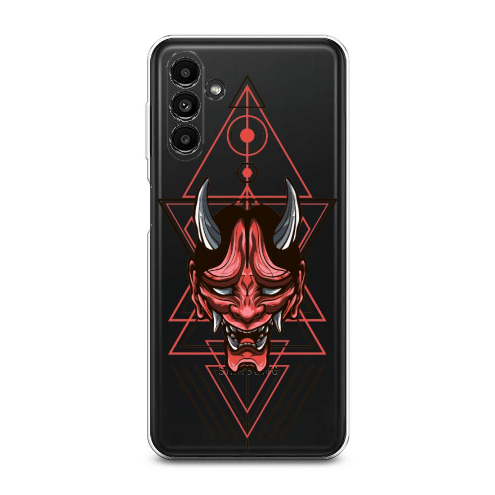 

Чехол на Samsung Galaxy A14 5G "Hanya Oni mask", Серый;красный;черный, 2107250-4