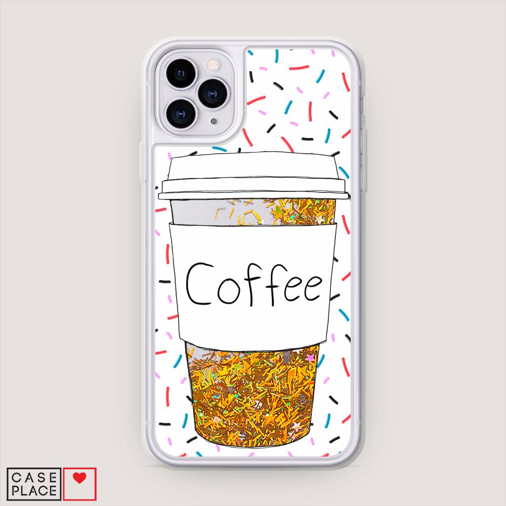 

Чехол Awog на Apple iPhone 11 Pro / Айфон 11 Pro "Coffee прозрачный стакан", 12390-1