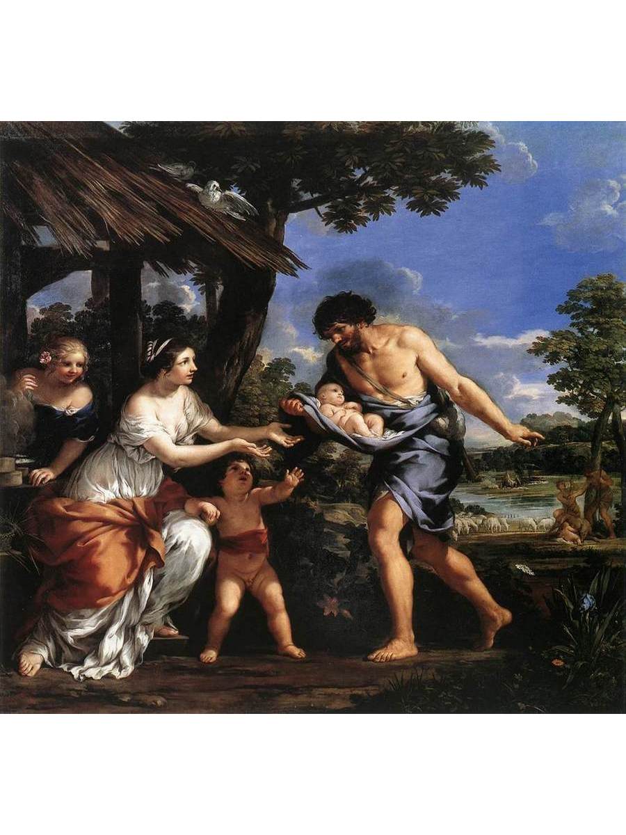 

Постер DRABS A2 Пьетро да Кортона Romulus and Remus Given Shelter by Faustulus